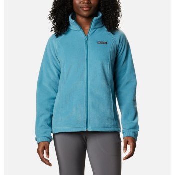 Columbia Benton Springs Full Zip Fleece Petite, Chamarras Azules Para Mujer | 358672-CTV